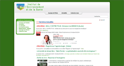 Desktop Screenshot of institut-environnement.fr